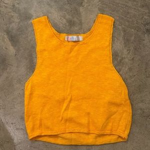 Free People Knit Cropped Tank